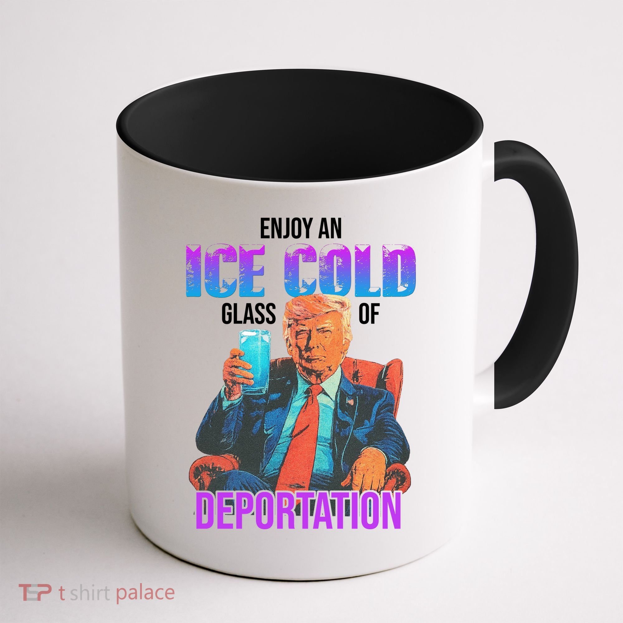 ICE Enjoy An Ice Cold Glass Of Deportation Coffee Mug