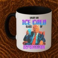ICE Enjoy An Ice Cold Glass Of Deportation Coffee Mug thumb 2