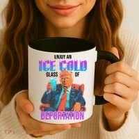 ICE Enjoy An Ice Cold Glass Of Deportation Coffee Mug thumb 3