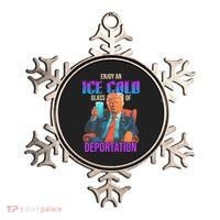 ICE Enjoy An Ice Cold Glass Of Deportation Ornament thumb 0