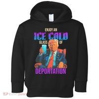 ICE Enjoy An Ice Cold Glass Of Deportation Toddler Hoodie thumb 0