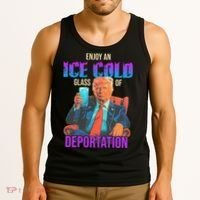 ICE Enjoy An Ice Cold Glass Of Deportation Tank Top thumb 3
