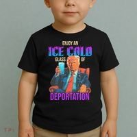 ICE Enjoy An Ice Cold Glass Of Deportation Toddler T-Shirt thumb 2