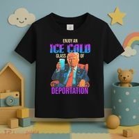 ICE Enjoy An Ice Cold Glass Of Deportation Toddler T-Shirt thumb 3