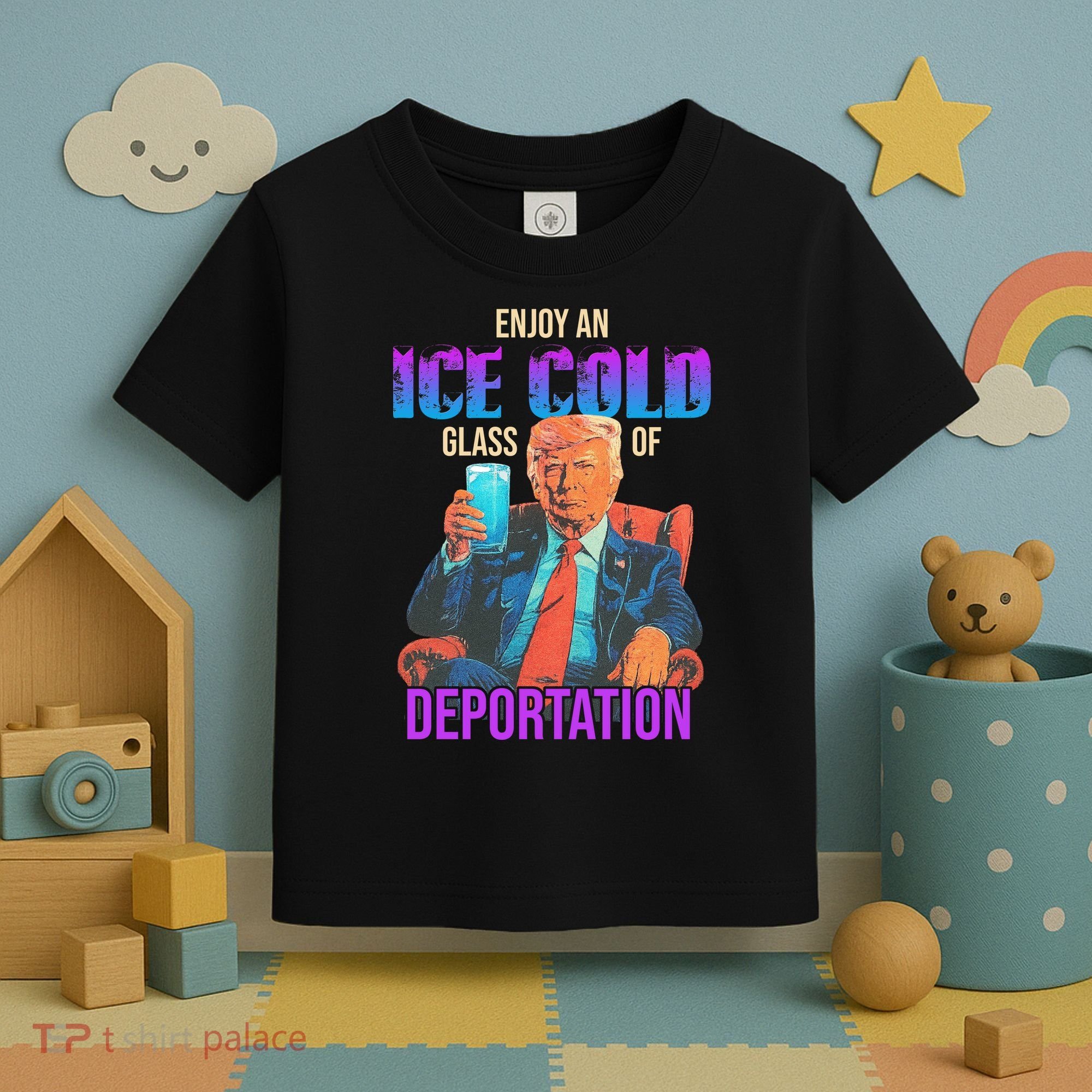 ICE Enjoy An Ice Cold Glass Of Deportation Toddler T-Shirt