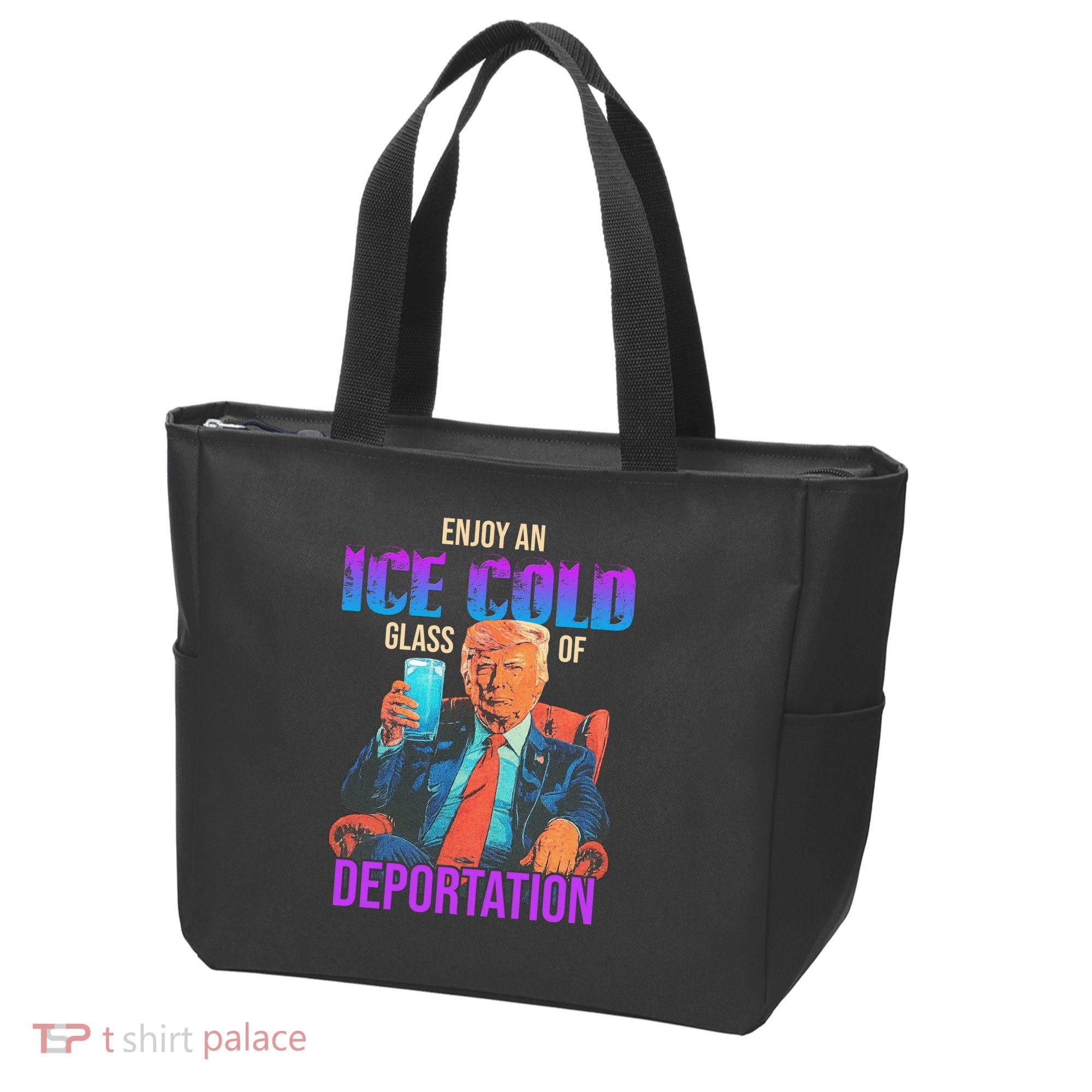 ICE Enjoy An Ice Cold Glass Of Deportation Tote Bag