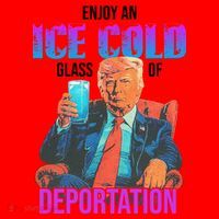 ICE Enjoy An Ice Cold Glass Of Deportation Santa Hat thumb 1