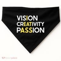 I Eat Ass Vision Creativity Passion Secret Message Gift Cool Gift USA-Made Doggie Bandana thumb 0