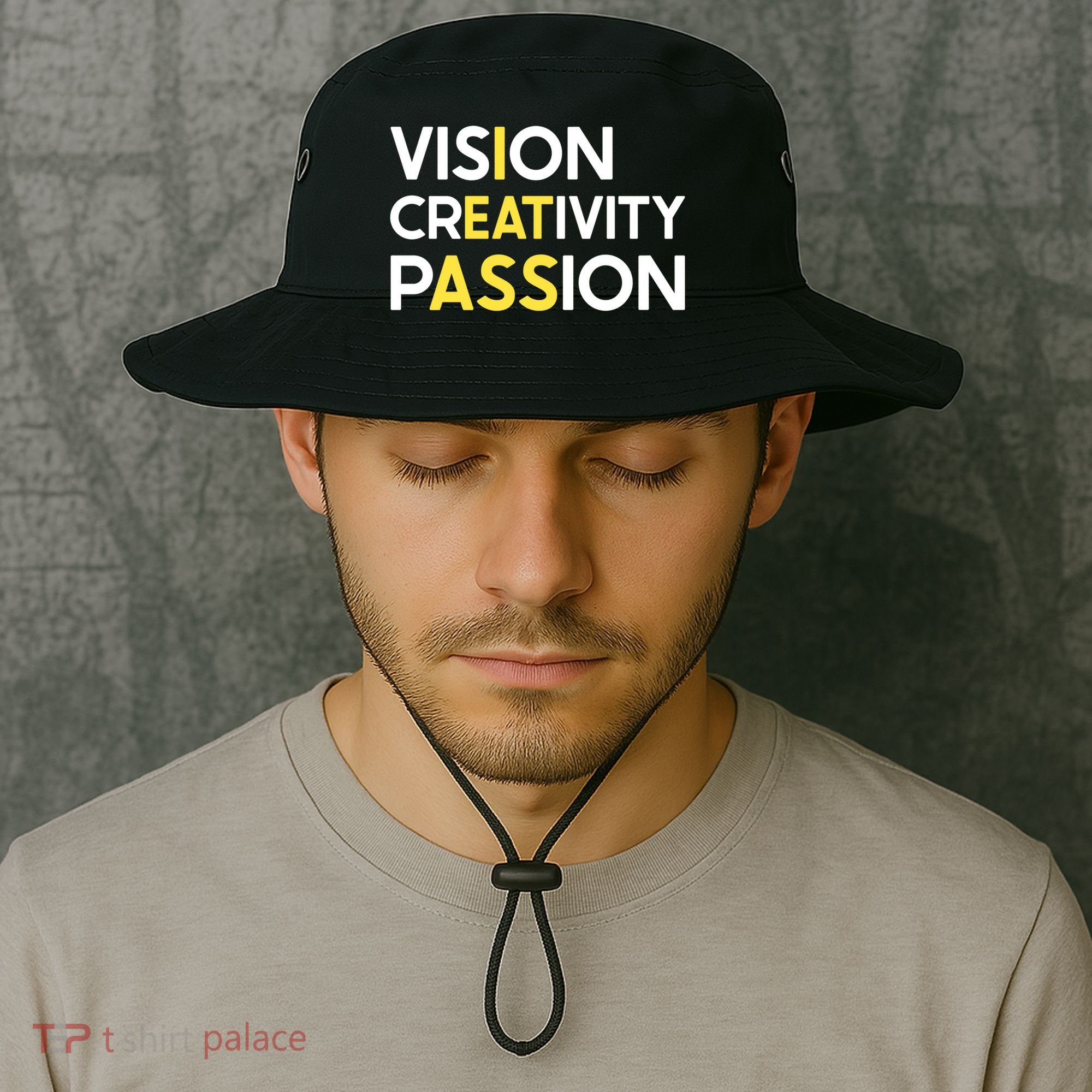 I Eat Ass Vision Creativity Passion Secret Message Gift Cool Gift Bucket Hat