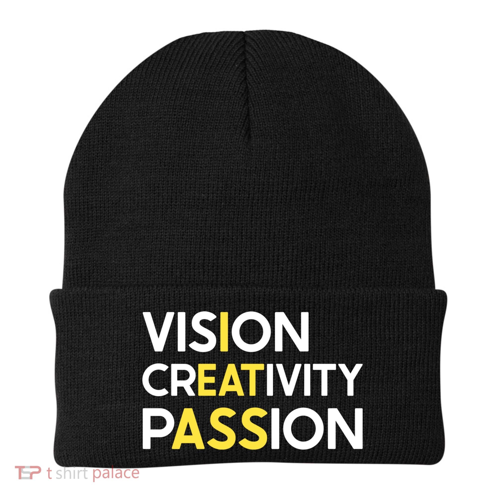 I Eat Ass Vision Creativity Passion Secret Message Gift Cool Gift Beanie