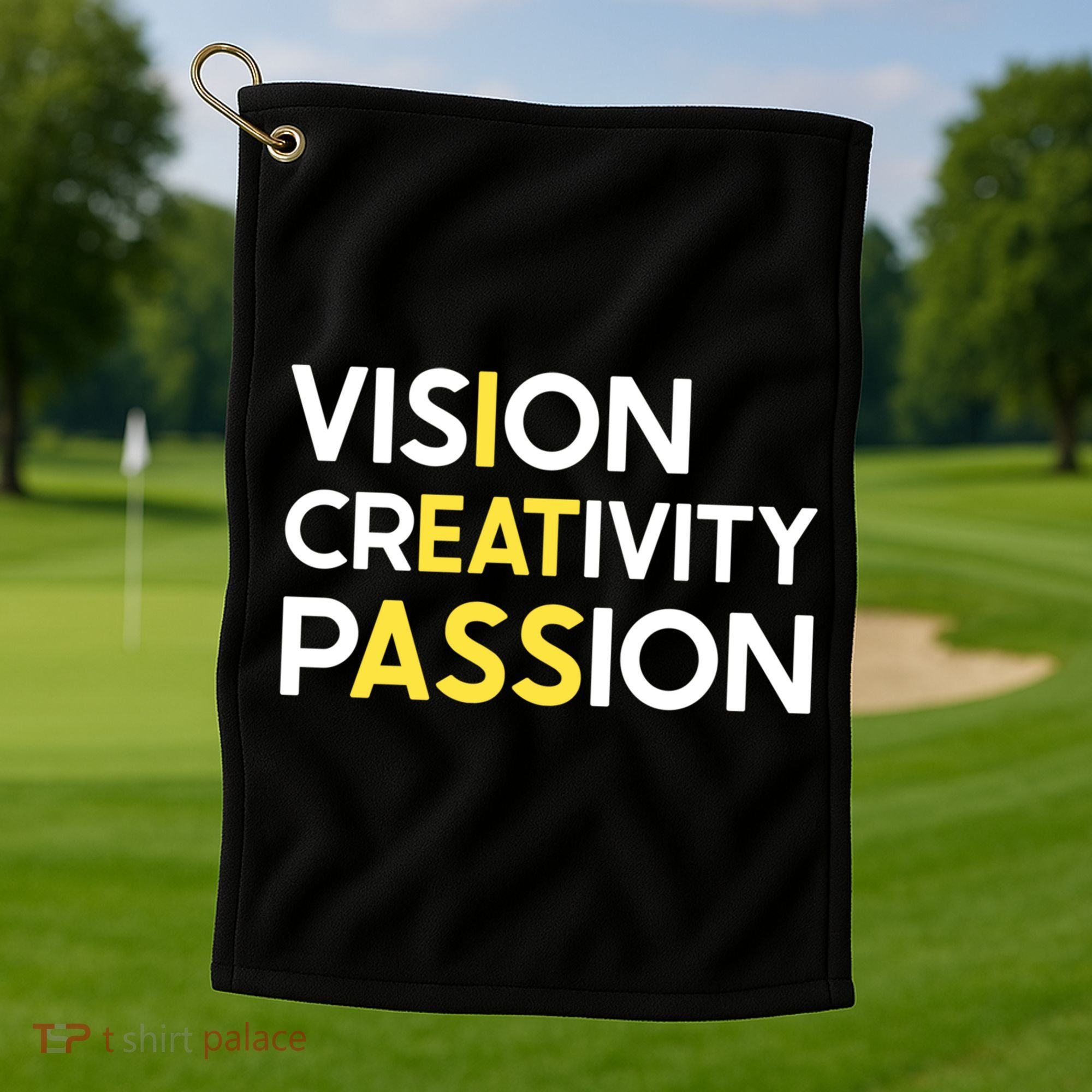 I Eat Ass Vision Creativity Passion Secret Message Gift Cool Gift Golf Towel
