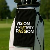I Eat Ass Vision Creativity Passion Secret Message Gift Cool Gift Golf Towel thumb 2
