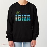 Ibiza Espana Beach Palm Tree Party Destination Women's Sweatshirt thumb 0