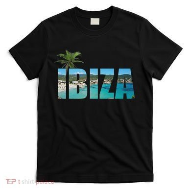 Ibiza Espana Beach Palm Tree Party Destination T-Shirt
