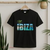 Ibiza Espana Beach Palm Tree Party Destination T-Shirt thumb 2