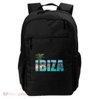Ibiza Espana Beach Palm Tree Party Destination Backpack thumb 0