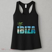Ibiza Espana Beach Palm Tree Party Destination Women's Tank Top thumb 3