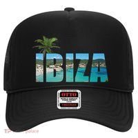Ibiza Espana Beach Palm Tree Party Destination Hat thumb 0