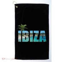 Ibiza Espana Beach Palm Tree Party Destination Golf Towel thumb 0