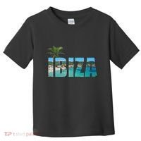 Ibiza Espana Beach Palm Tree Party Destination Toddler T-Shirt thumb 0