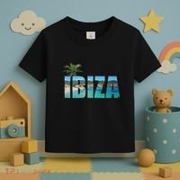 Ibiza Espana Beach Palm Tree Party Destination Toddler T-Shirt thumb 3