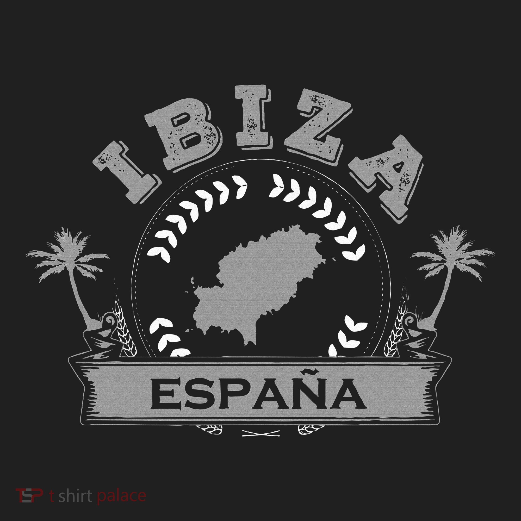 Ibiza Espana Beach Palm Tree Party Destination Gift Women's Sweatshirt