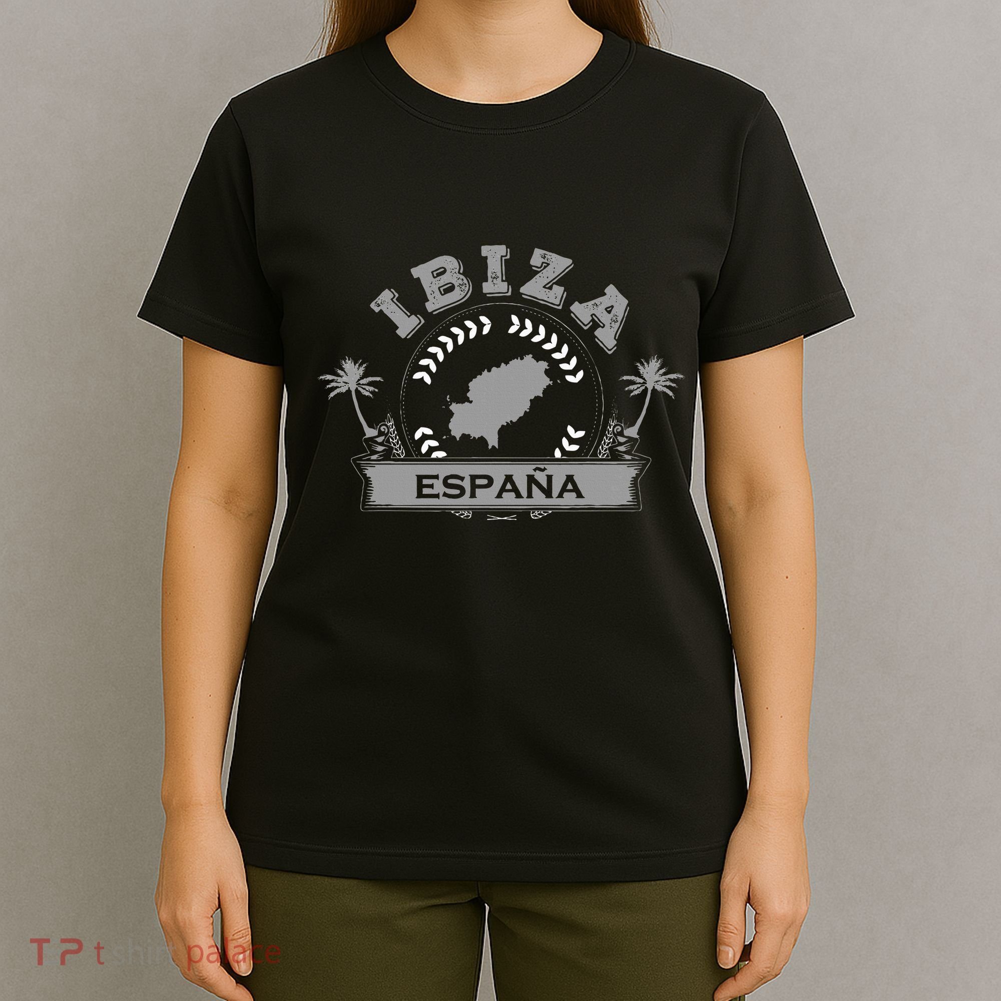 Ibiza Espana Beach Palm Tree Party Destination Gift T-Shirt
