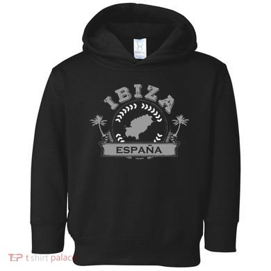 Ibiza Espana Beach Palm Tree Party Destination Gift Toddler Hoodie