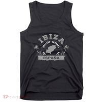 Ibiza Espana Beach Palm Tree Party Destination Gift Tank Top thumb 0