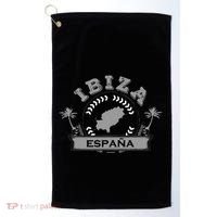 Ibiza Espana Beach Palm Tree Party Destination Gift Golf Towel thumb 0