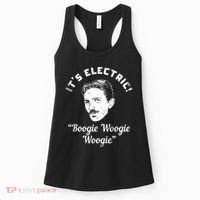 Its Electric Boogie Woogie Woogie Funny Women's Tank Top thumb 0