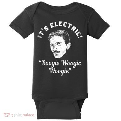 Its Electric Boogie Woogie Woogie Funny Baby Bodysuit