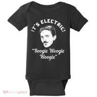 Its Electric Boogie Woogie Woogie Funny Baby Bodysuit thumb 0