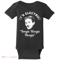 Its Electric Boogie Woogie Woogie Funny Baby Bodysuit thumb 0