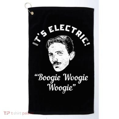 Its Electric Boogie Woogie Woogie Funny Golf Towel
