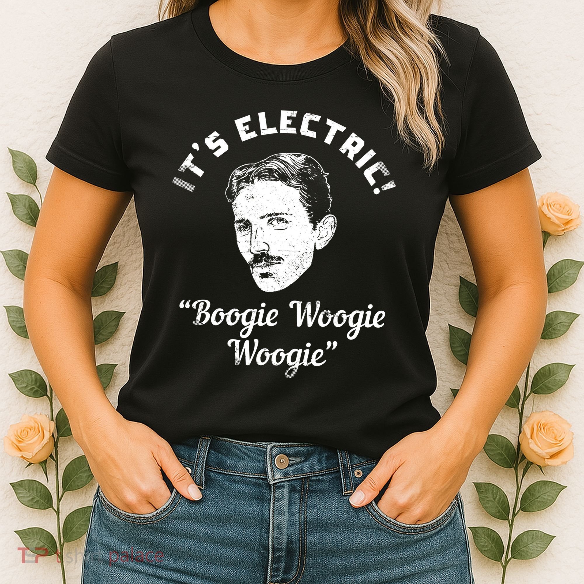 Its Electric Boogie Woogie Woogie Funny Women's T-Shirt