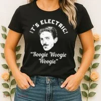 Its Electric Boogie Woogie Woogie Funny Women's T-Shirt thumb 2