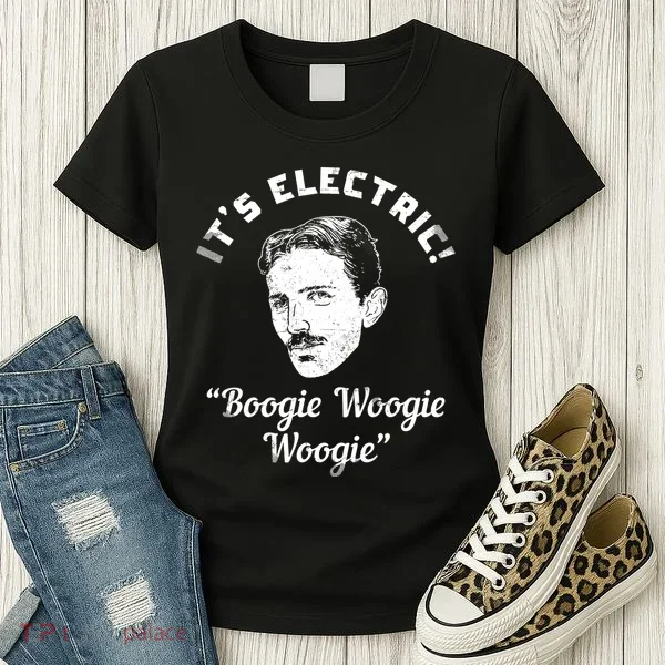 Its Electric Boogie Woogie Woogie Funny Women's T-Shirt