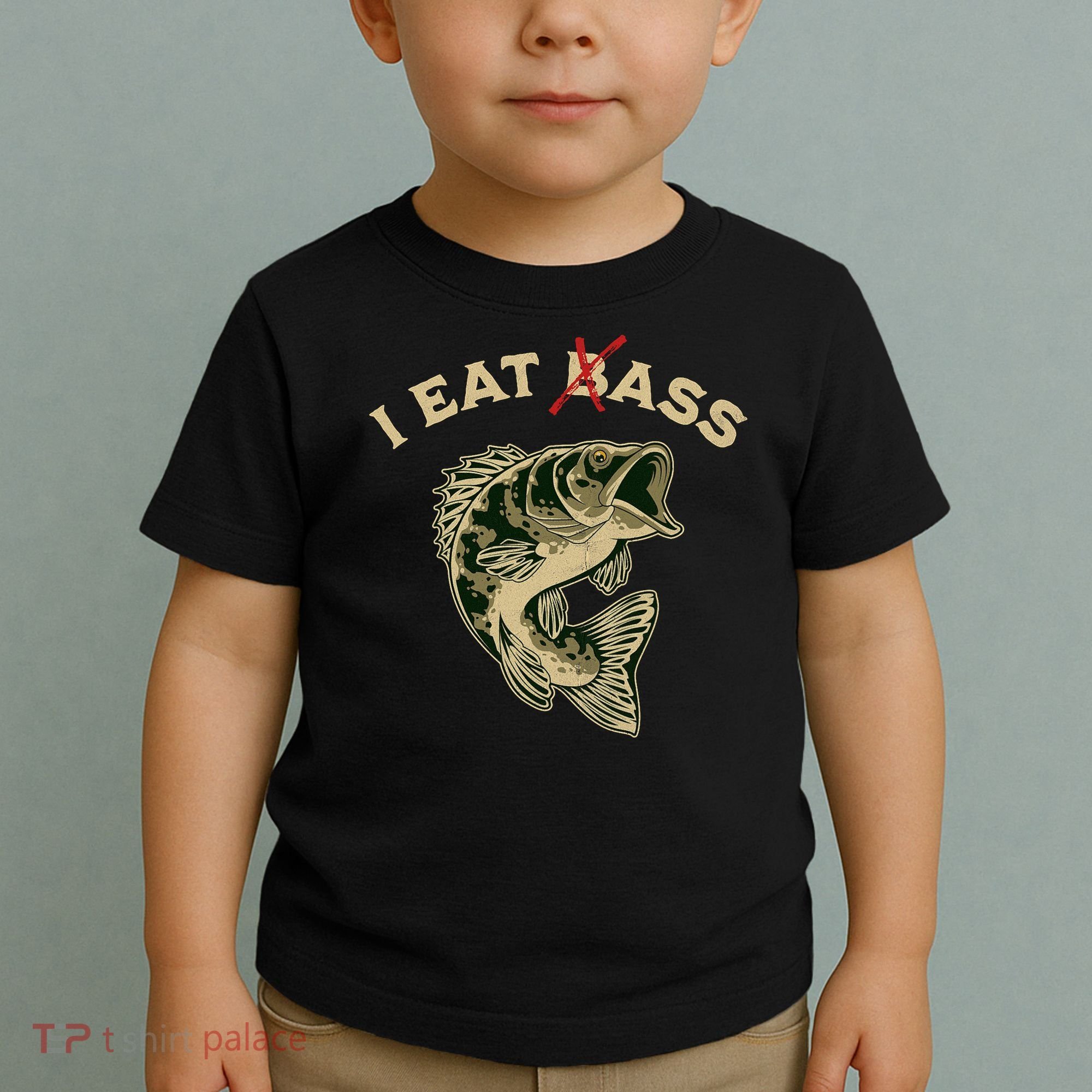 I Eat Bass Toddler T-Shirt