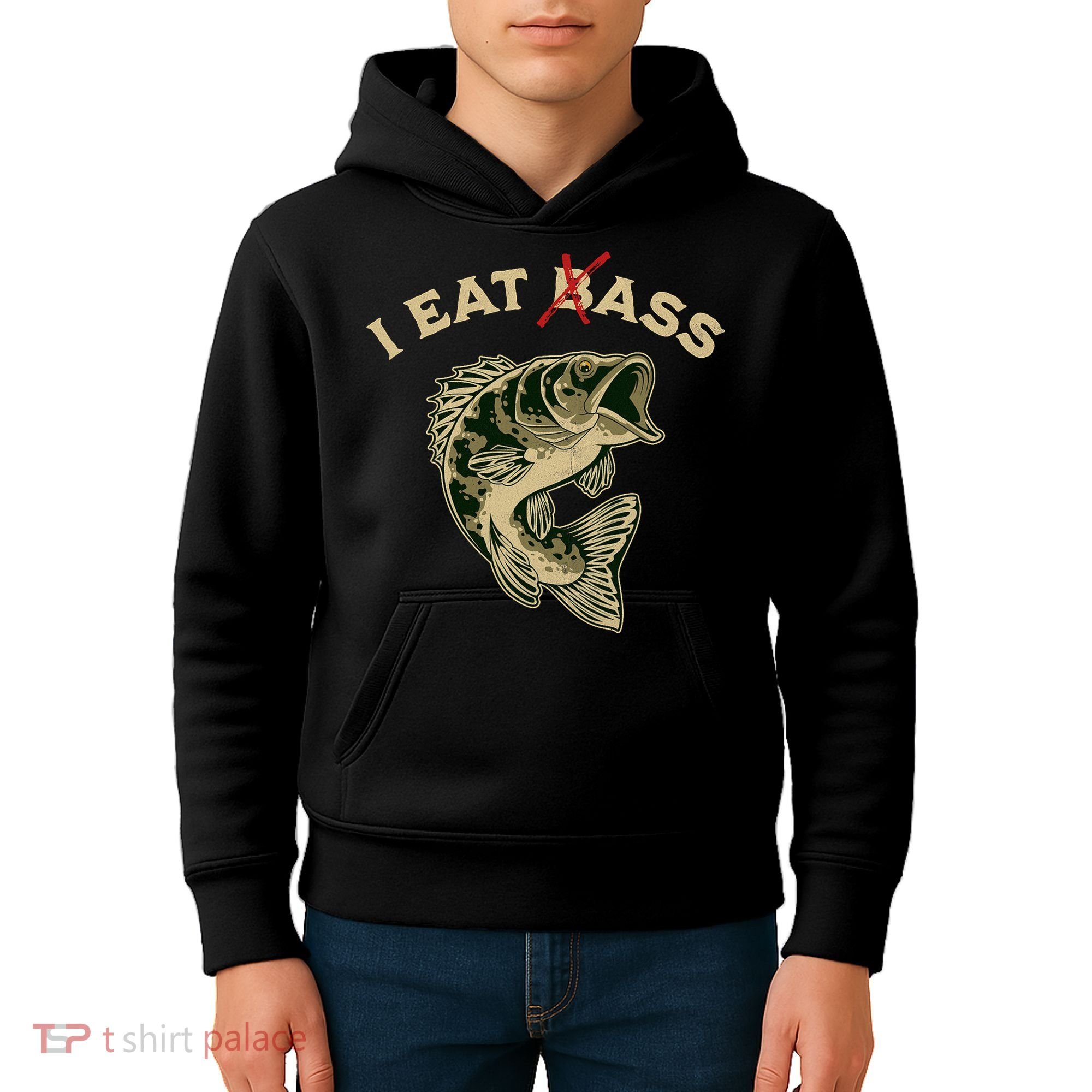 I Eat Bass Kids Hoodie
