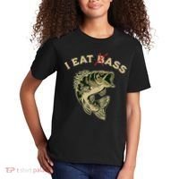 I Eat Bass Kids T-Shirt thumb 2