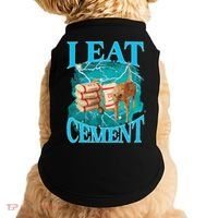 I Eat Cement Cursed Cat Funny Oddly Specific Dank Meme Doggie Tank thumb 0