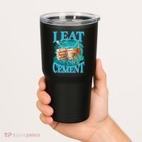I Eat Cement Cursed Cat Funny Oddly Specific Dank Meme Tumbler thumb 2