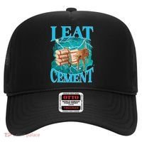 I Eat Cement Cursed Cat Funny Oddly Specific Dank Meme Hat thumb 0
