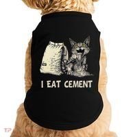 I Eat Cement Funny Cat Meme Doggie Tank thumb 0