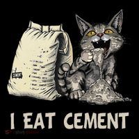 I Eat Cement Funny Cat Meme Bucket Hat thumb 4