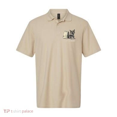 I Eat Cement Funny Cat Meme Polo