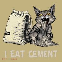 I Eat Cement Funny Cat Meme Mousepad thumb 1