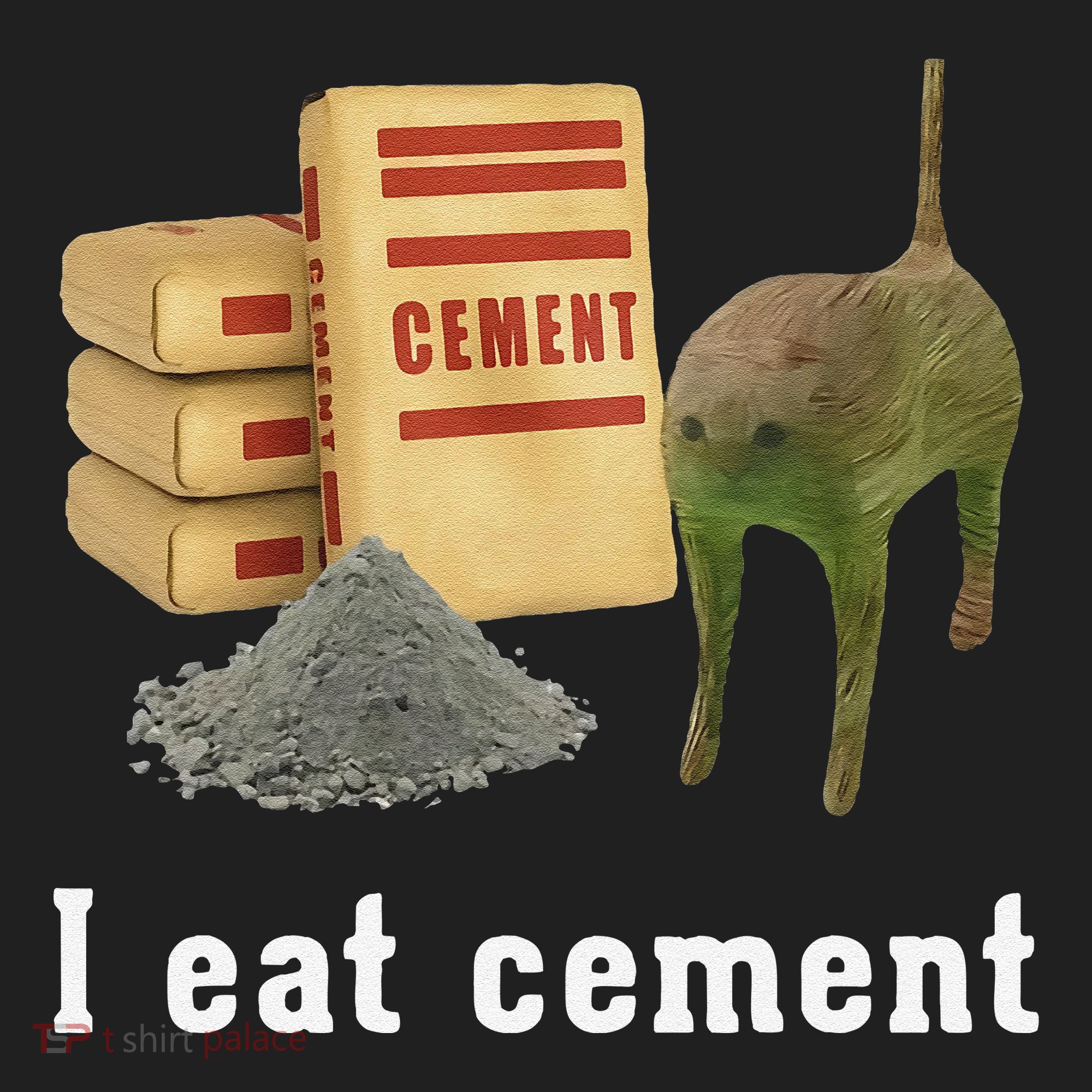 I Eat Cement Cursed Cat Funny Oddly Specific Dank Meme Beanie