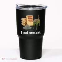 I Eat Cement Cursed Cat Funny Oddly Specific Dank Meme Tumbler thumb 0